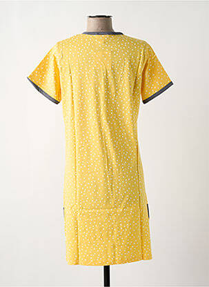Chemise de nuit imprimé pois jaune ROSE POMME femme