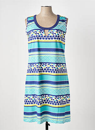 Chemise de nuit bleu ROSE POMME pour femme