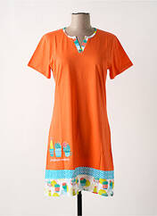 Chemise de nuit orange ROSE POMME pour femme seconde vue