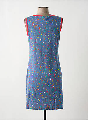 Chemise de nuit col v bleu ROSE POMME femme
