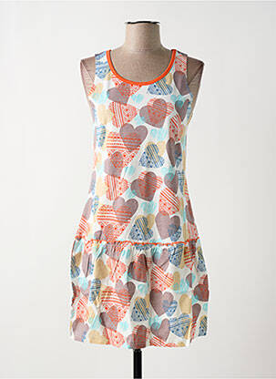 Chemise de nuit stretch orange ROSE POMME femme