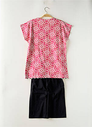 Pyjashort imprimé fantaisie rose ROSE POMME femme