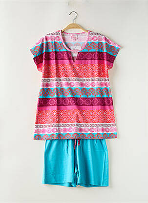 Pyjashort bleu ROSE POMME femme