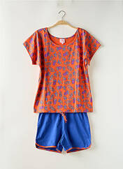 Pyjashort orange ROSE POMME pour femme seconde vue