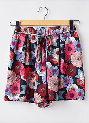 Short taille élastique bleu MOLLY BRACKEN femme