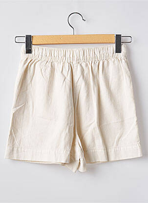 Short taille à pinces taille haute beige MANGO femme