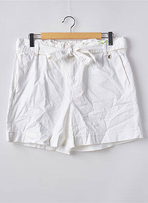 Bermuda tissage popeline taille normale blanc STREET ONE femme