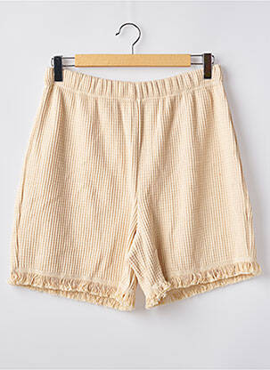 Short taille haute taille haute beige OBJECT femme