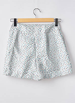 Short taille à pinces taille haute bleu NAF NAF femme