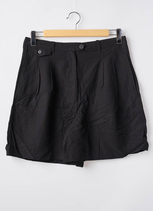 Short taille à pinces taille haute noir MANGO femme