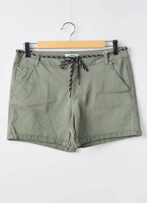 Short fermeture zippée sous rabat boutonné taille normale vert GARCIA femme