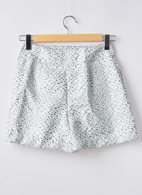 Short taille à pinces taille haute bleu NAF NAF femme