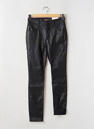 Pantalon slim tissage enduit taille normale noir STREET ONE femme