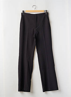 Pantalon flare stretch taille haute noir MANGO femme