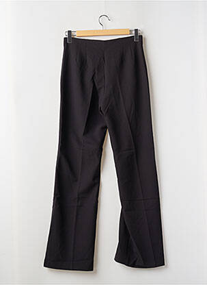 Pantalon flare stretch taille haute noir MANGO femme