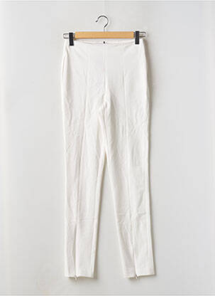 Pantalon slim taille haute taille haute blanc MORGAN femme