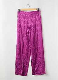Pantalon large coupe fluide taille normale violet AMELIE & AMELIE femme
