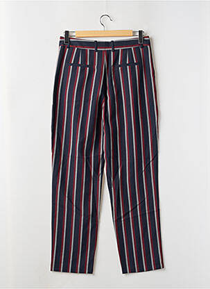 Pantalon droit taille à pinces taille haute bleu PEPE JEANS femme
