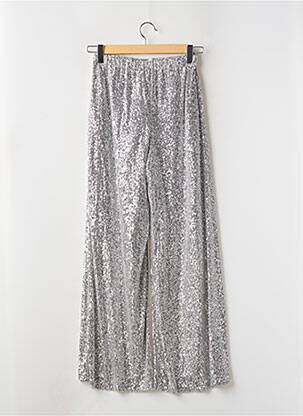 Pantalon large taille haute taille haute argent VERO MODA femme