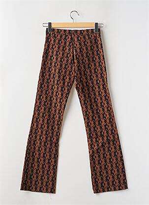 Pantalon flare stretch taille haute marron MOTEL femme