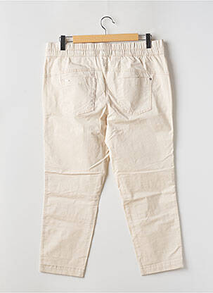 Pantalon 7/8 stretch taille normale beige STREET ONE femme