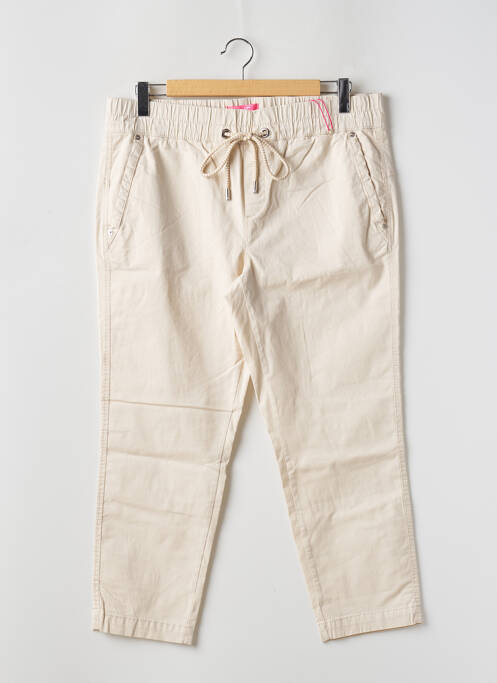 Pantalon 7/8 beige STREET ONE pour femme