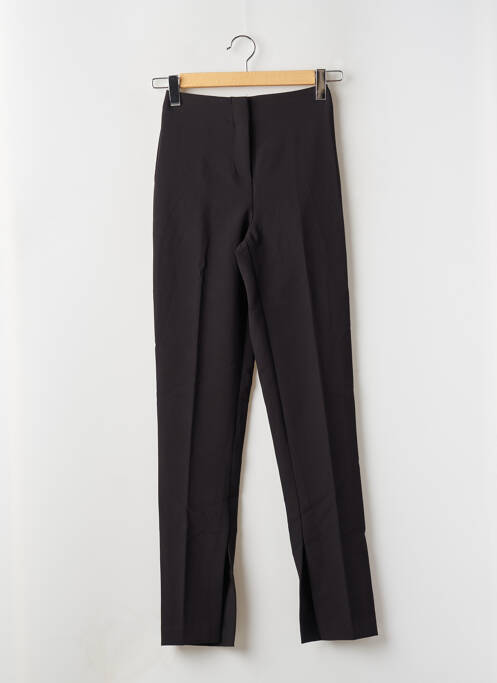 Pantalon droit noir MNG pour femme