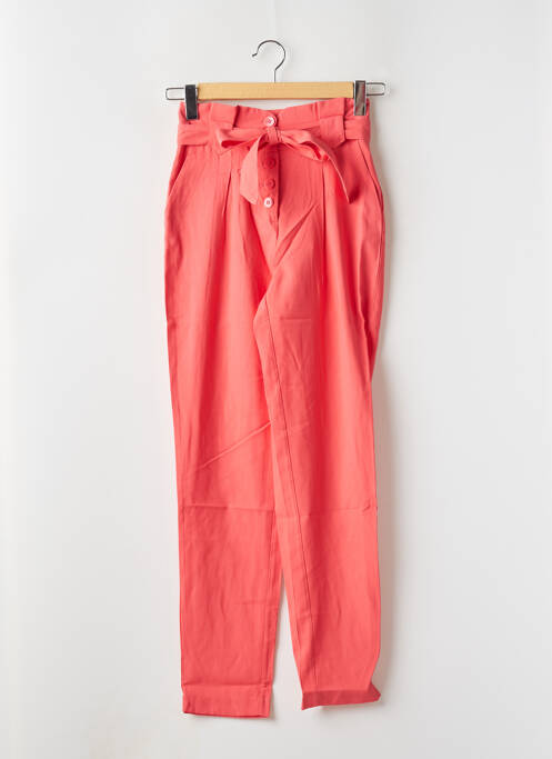 Pantalon droit rose NAF NAF pour femme