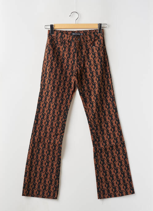Pantalon flare marron MOTEL pour femme