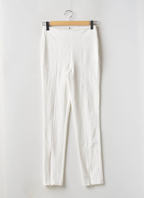 Pantalon slim blanc MORGAN pour femme