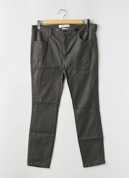 Pantalon slim vert STREET ONE pour femme