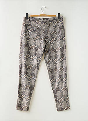 Pantalon slim stretch taille normale beige AMELIE & AMELIE femme