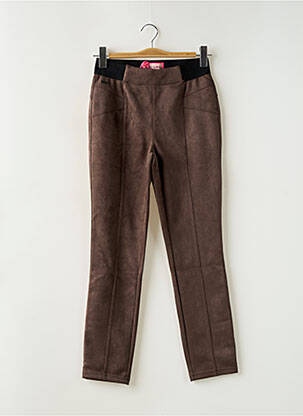 Legging stretch taille normale marron STREET ONE femme