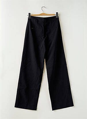 Pantalon droit taille à pinces taille haute noir STREET ONE femme