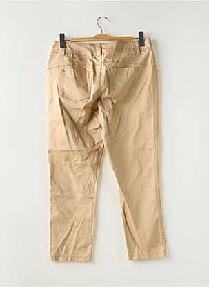 Pantalon slim tissage popeline taille normale beige STREET ONE femme