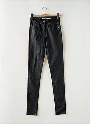 Pantalon cargo taille haute taille haute noir PLEASE femme