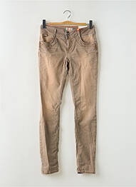 Jeans coupe slim taille basse taille basse marron STREET ONE femme
