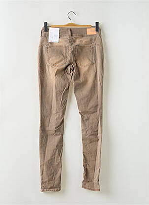 Jeans coupe slim taille basse taille basse marron STREET ONE femme