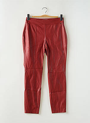 Pantalon 7/8 taille haute taille haute rouge KOCCA femme