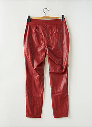 Pantalon 7/8 taille haute taille haute rouge KOCCA femme