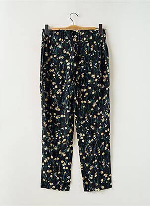 Pantalon droit tissage crêpe taille haute bleu STREET ONE femme