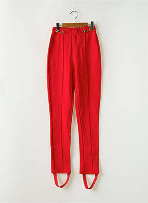 Legging taille haute taille haute rouge MORGAN femme