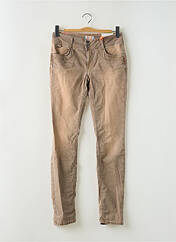 Jeans coupe slim marron STREET ONE pour femme seconde vue