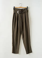 Pantalon droit vert MORGAN pour femme seconde vue