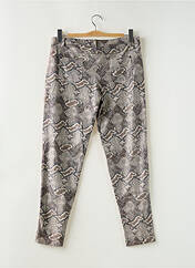 Pantalon slim beige AMELIE & AMELIE pour femme seconde vue