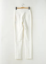 Pantalon slim blanc MORGAN pour femme seconde vue