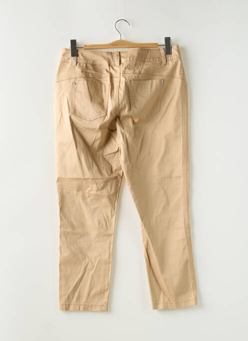 Pantalon slim tissage popeline taille normale beige STREET ONE femme