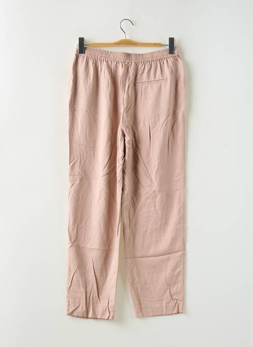 Pantalon droit rose MANGO pour femme