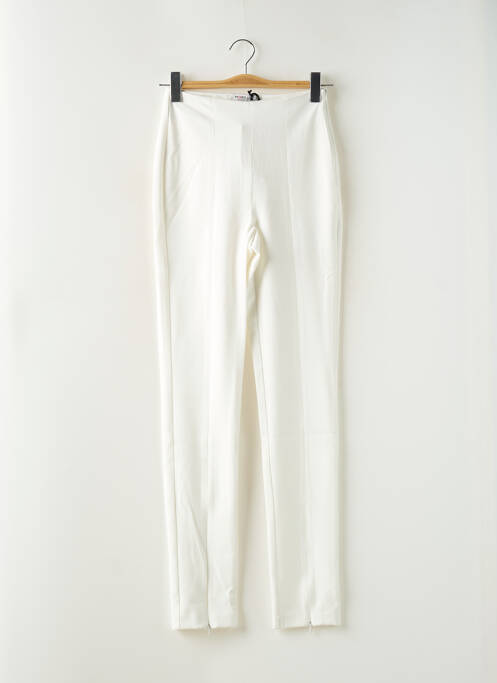 Pantalon slim blanc MORGAN pour femme