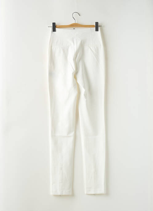 Pantalon slim blanc MORGAN pour femme